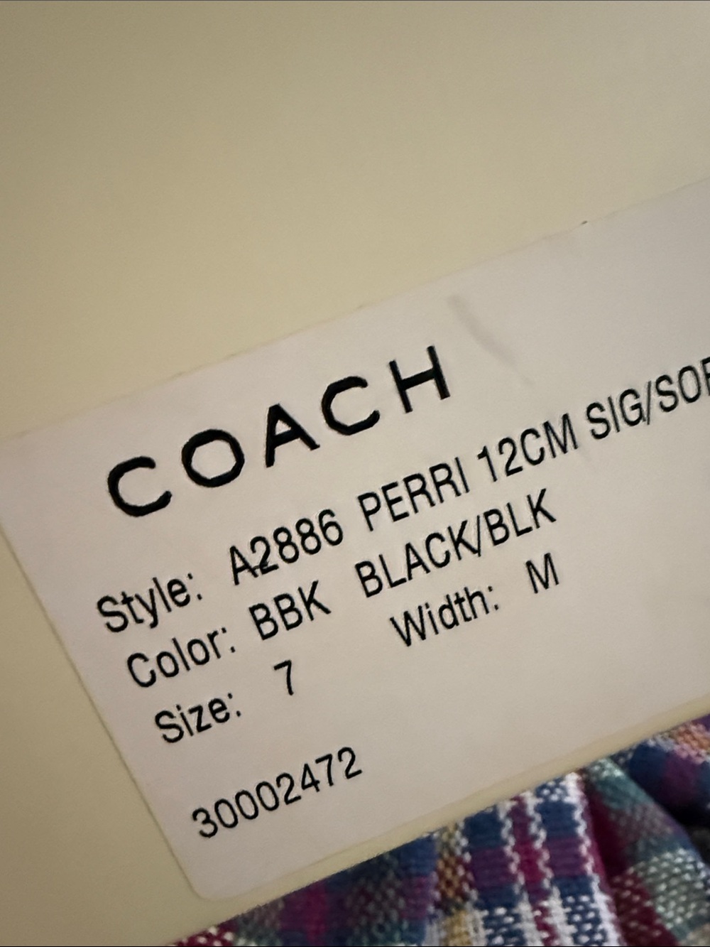 Coach Perri Women’s Black Signature Loafers with Silver Hardware NIB SZ. 7 - Picture 8 of 8